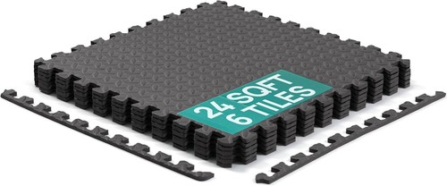 Interlocking foam mats black - mats,