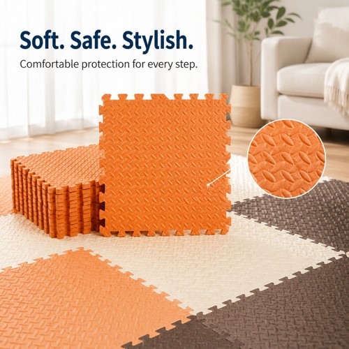 8pc interlocking eva foam gym - eva,