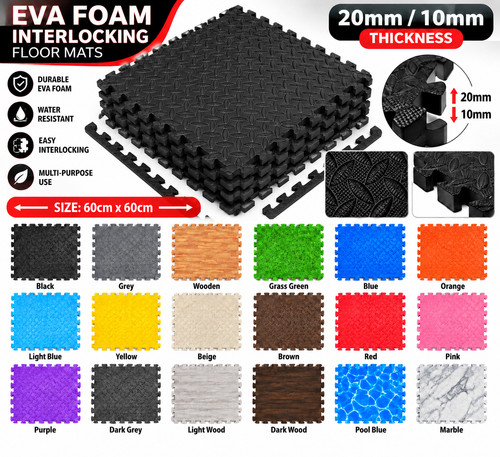 10mm 20mm thick - eva, soft